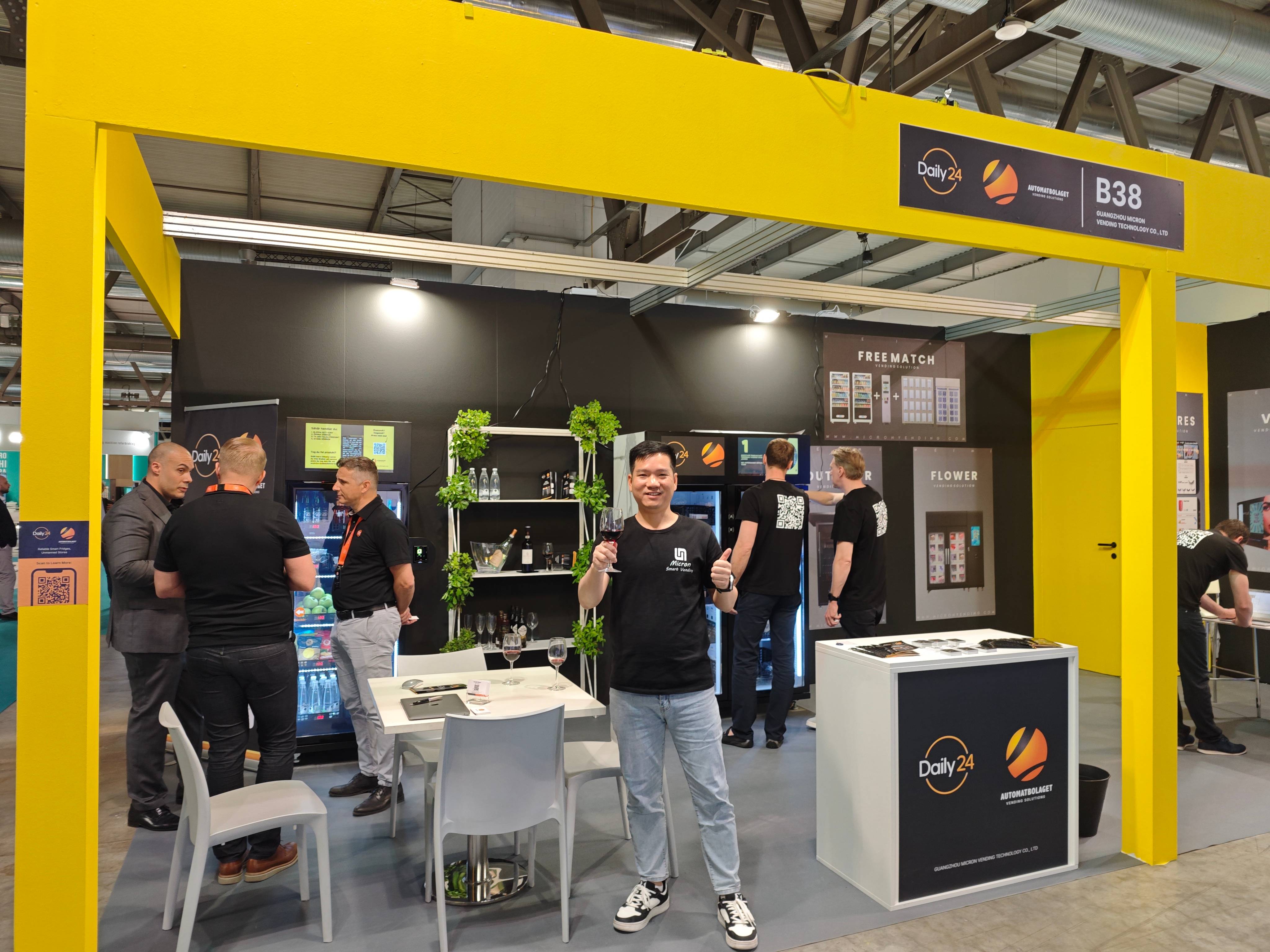 Distributeur automatique d'exposition en Italie